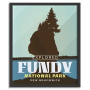 Fundy National Park 'Explored' Poster